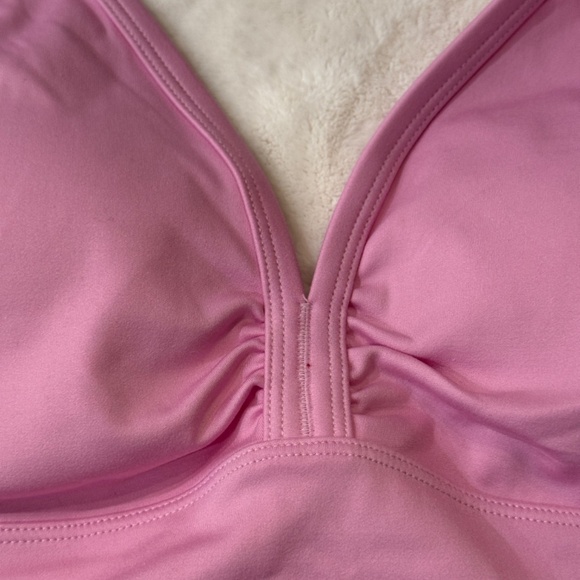 New! Frankies Bikinis Active Lively Halter Sports Bra pink 31039 - Picture 9 of 13